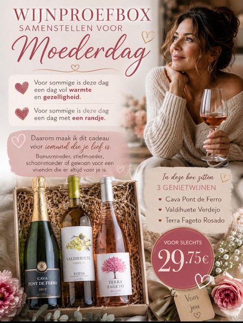 Wijnproefbox voor Moederdag - 1