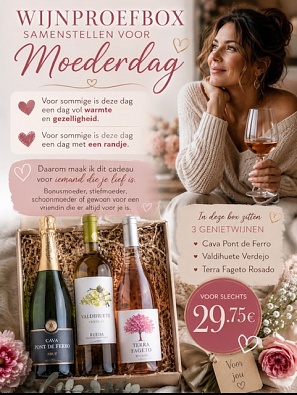 Wijnproefbox voor Moederdag